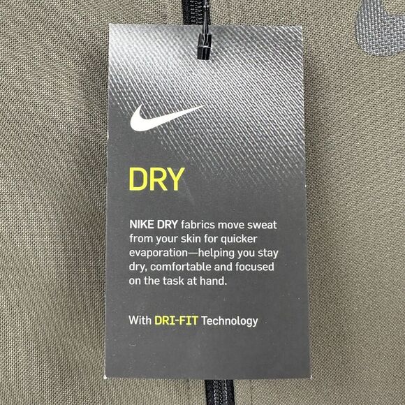 NWT Nike Mens Epic Knit‎ Training Jacket Mens SMALL Green Black 928026-325 - Picture 8 of 11